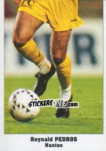 Sticker Reynald Pedros - Italy Eurocups Stars Parade 1994-1995 n. 192 - Sl