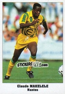 Sticker Claude Makelele - Italy Eurocups Stars Parade 1994-1995 - Sl