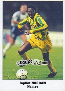 Sticker Japhet Ndoram - Italy Eurocups Stars Parade 1994-1995 n. 195 - Sl