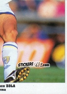 Cromo Gianfranco Zola - Italy Eurocups Stars Parade 1994-1995 - Sl