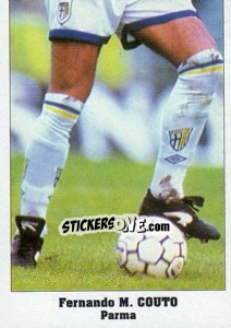 Cromo Fernando M. Couto - Italy Eurocups Stars Parade 1994-1995 - Sl