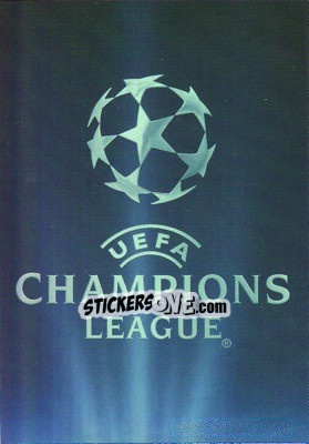Sticker UEFA Champions League Logo - UEFA Champions League 2010-2011. Trading Cards - Panini