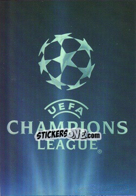 Sticker UEFA Champions League Logo - UEFA Champions League 2010-2011. Trading Cards n. 1 - Panini