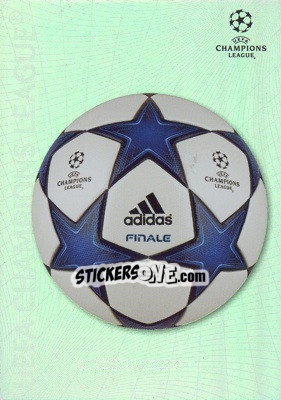 Sticker Official Ball Champions League 2010-11 - UEFA Champions League 2010-2011. Trading Cards - Panini