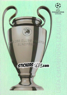 Sticker UEFA Champions League Trophy - UEFA Champions League 2010-2011. Trading Cards - Panini