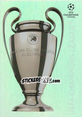 Sticker UEFA Champions League Trophy - UEFA Champions League 2010-2011. Trading Cards n. 3 - Panini