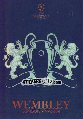 Sticker Wembley London CL Final 2011