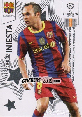 Cromo Andrés Iniesta