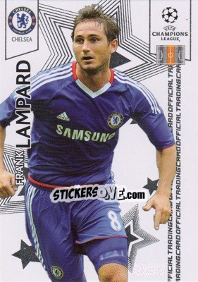 Sticker Frank Lampard - UEFA Champions League 2010-2011. Trading Cards n. 29 - Panini