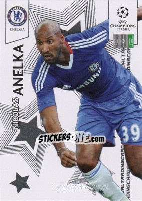 Sticker Nicolas Anelka - UEFA Champions League 2010-2011. Trading Cards - Panini