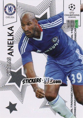 Sticker Nicolas Anelka - UEFA Champions League 2010-2011. Trading Cards n. 30 - Panini