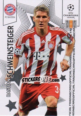 Sticker Bastian Schweinsteiger - UEFA Champions League 2010-2011. Trading Cards n. 35 - Panini