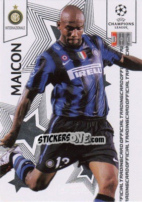 Sticker Maicon - UEFA Champions League 2010-2011. Trading Cards - Panini