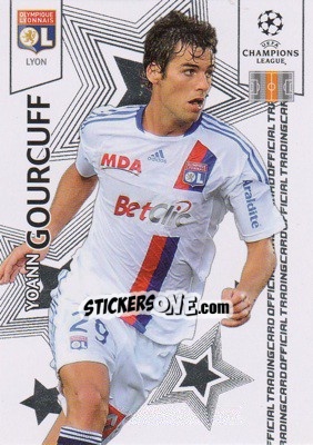 Cromo Yoann Gourcuff - UEFA Champions League 2010-2011. Trading Cards - Panini