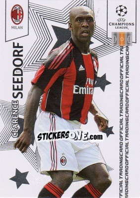 Sticker Clarence Seedorf - UEFA Champions League 2010-2011. Trading Cards n. 71 - Panini