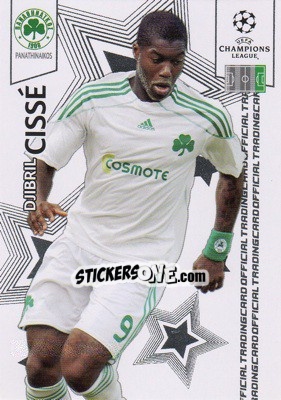 Sticker Djibril Cissé - UEFA Champions League 2010-2011. Trading Cards - Panini