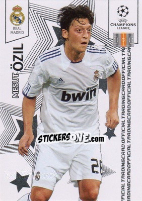 Sticker Mesut Özil - UEFA Champions League 2010-2011. Trading Cards n. 85 - Panini