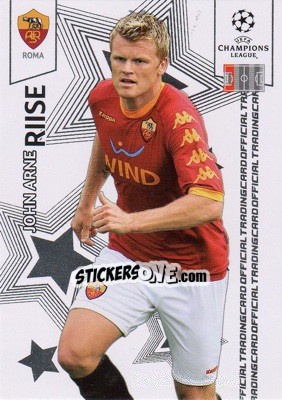 Sticker John Arne Riise - UEFA Champions League 2010-2011. Trading Cards n. 89 - Panini
