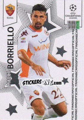 Sticker Marco Borriello - UEFA Champions League 2010-2011. Trading Cards - Panini