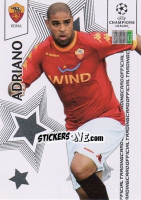 Sticker Adriano - UEFA Champions League 2010-2011. Trading Cards n. 95 - Panini