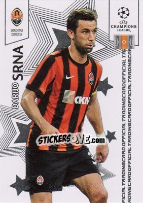 Sticker Darijo Srna - UEFA Champions League 2010-2011. Trading Cards n. 102 - Panini