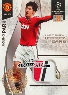 Sticker Ji-Sung Park - UEFA Champions League 2010-2011. Trading Cards n. J-JP - Panini