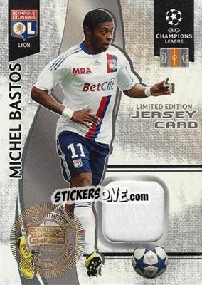 Sticker Michel Bastos - UEFA Champions League 2010-2011. Trading Cards n. J-MB - Panini