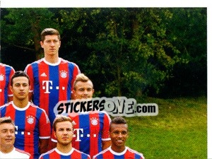 Sticker Team Photo - Fc Bayern München 2014-2015 - Panini