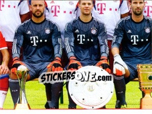 Sticker Team Photo - Fc Bayern München 2014-2015 - Panini
