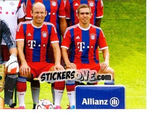 Sticker Team Photo - Fc Bayern München 2014-2015 n. 7 - Panini