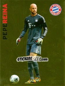 Sticker Pepe Reina - Fc Bayern München 2014-2015 n. 27 - Panini