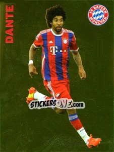 Sticker Dante - Fc Bayern München 2014-2015 - Panini