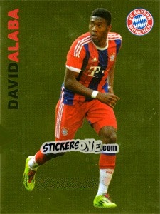 Sticker David Alaba - Fc Bayern München 2014-2015 n. 65 - Panini