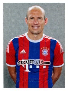 Sticker Arjen Robben - Fc Bayern München 2014-2015 n. 91 - Panini