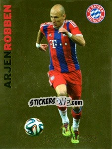 Figurina Arjen Robben - Fc Bayern München 2014-2015 - Panini