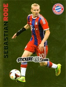 Sticker Sebastian Rode - Fc Bayern München 2014-2015 - Panini