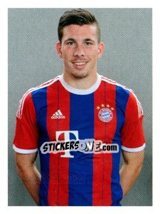 Sticker Pierre-Emile Höjbjerg - Fc Bayern München 2014-2015 n. 121 - Panini