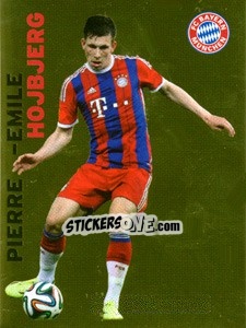 Sticker Pierre-Emile Höjbjerg - Fc Bayern München 2014-2015 - Panini