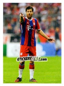Sticker Xabi Alonso - Fc Bayern München 2014-2015 n. 129 - Panini