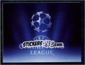 Sticker UEFA Champions League Logo - UEFA Champions League 2007-2008 - Panini