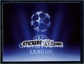 Sticker UEFA Champions League Logo - UEFA Champions League 2007-2008 n. 1 - Panini