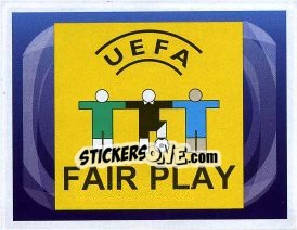 Sticker UEFA Fair Play - UEFA Champions League 2007-2008 n. 7 - Panini