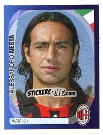 Cromo Alessandro Nesta - UEFA Champions League 2007-2008 - Panini