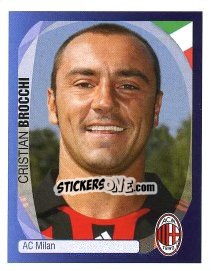 Sticker Cristian Brocchi - UEFA Champions League 2007-2008 - Panini