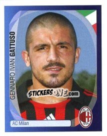 Sticker Gennaro Ivan Gattuso - UEFA Champions League 2007-2008 - Panini