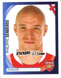 Cromo Philippe Senderos - UEFA Champions League 2007-2008 - Panini