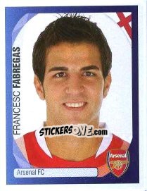 Sticker Francesc Fabregas - UEFA Champions League 2007-2008 n. 33 - Panini