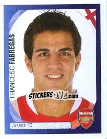 Sticker Francesc Fabregas - UEFA Champions League 2007-2008 - Panini