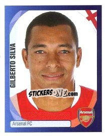 Sticker Gilberto Silva - UEFA Champions League 2007-2008 - Panini