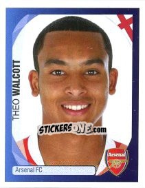 Sticker Theo Walcott - UEFA Champions League 2007-2008 n. 39 - Panini